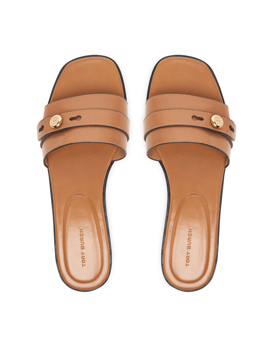 Tory Burch Tory Burch Šľapky Romy Slide 183305 Hnedá
