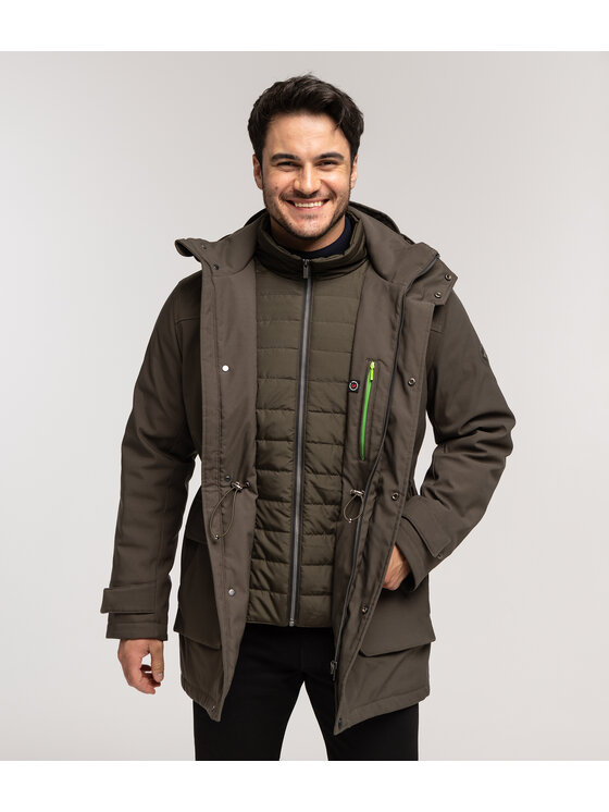 Lee Cooper Lee Cooper Parka APOLLO 3808 Khaki Regular Fit