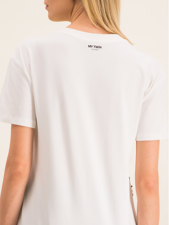 My Twin My Twin T-Shirt 201MP235H Λευκό Regular Fit