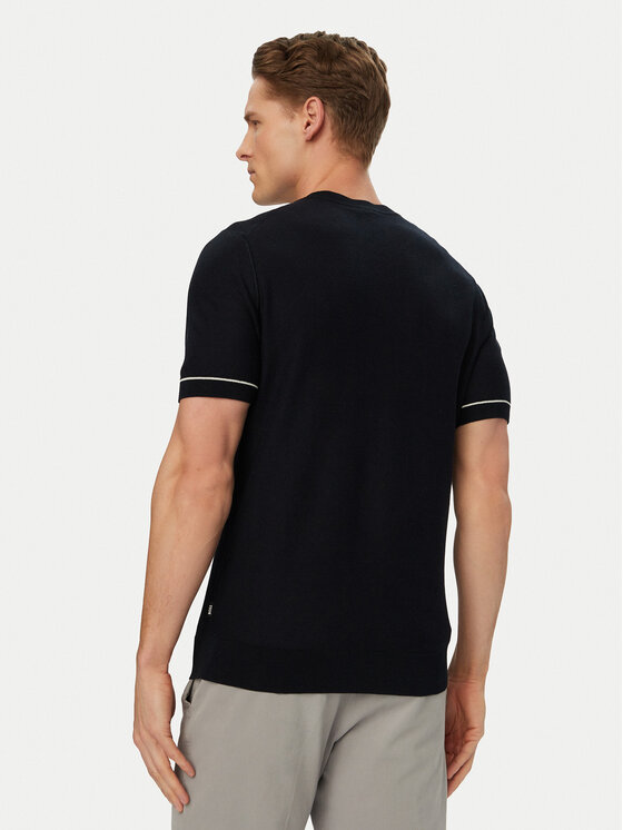 BOSS BOSS Тишърт H-Nalon 50560482 Тъмносин Regular Fit