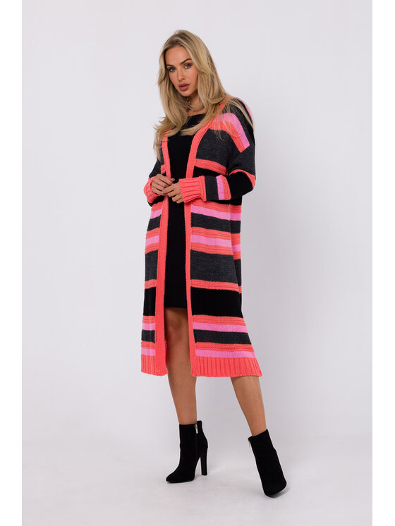 Made of Emotion Made of Emotion Cardigan M774 Arancione Modern Fit