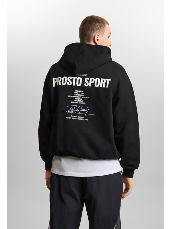 PROSTO. PROSTO. Bluza Club Czarny Oversize