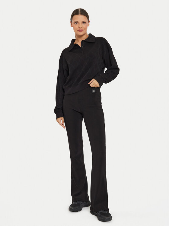 HUGO Hugo Felpa Deselia 50517120 Nero Loose Fit