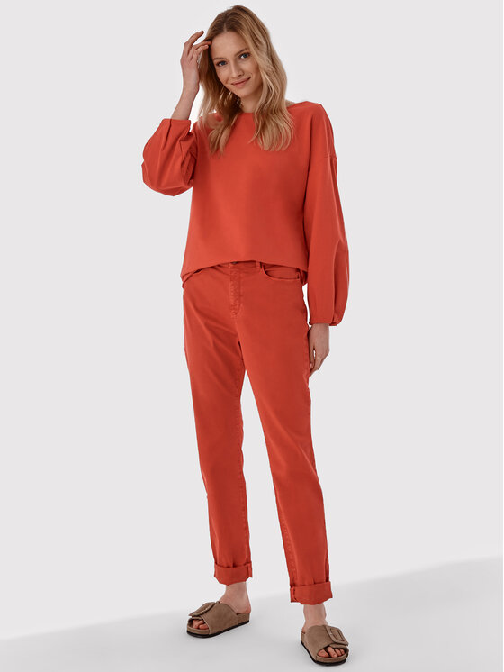 Felpa Submisa T2207.046 Arancione Relaxed Fit