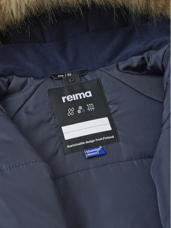 Reima Reima Βρεφικό φορμάκι εξόδου Lappi 5100129C Σκούρο μπλε Regular Fit