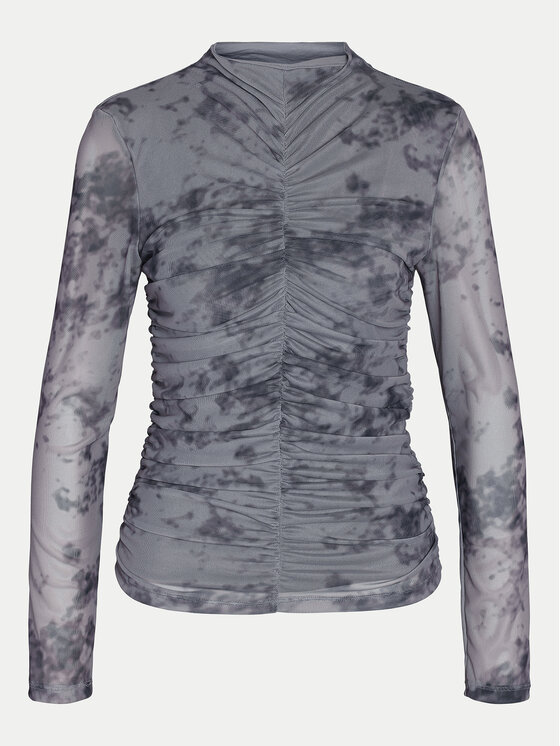 Noisy May Noisy May Bluză Iggy 27031592 Gri Slim Fit