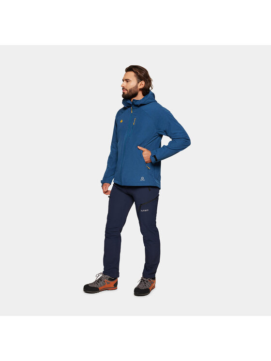Alpinus Alpinus Kurtka softshell Lautaro Granatowy Regular Fit