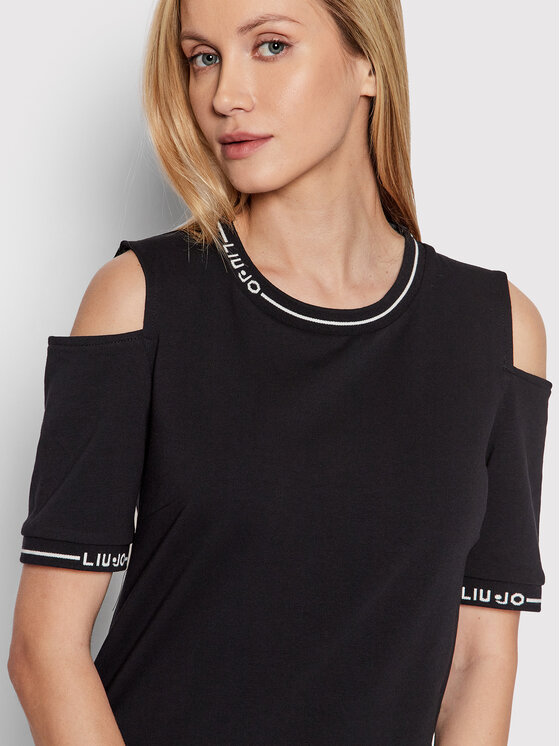 Vestito di maglia TA2248 F0090 Nero Regular Fit