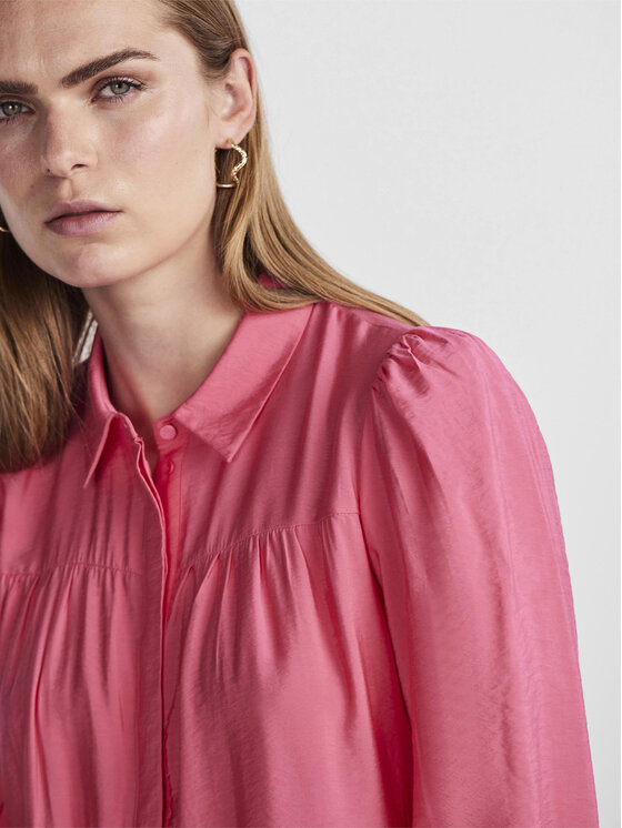 YAS YAS Srajčna obleka Pala 26030720 Roza Loose Fit