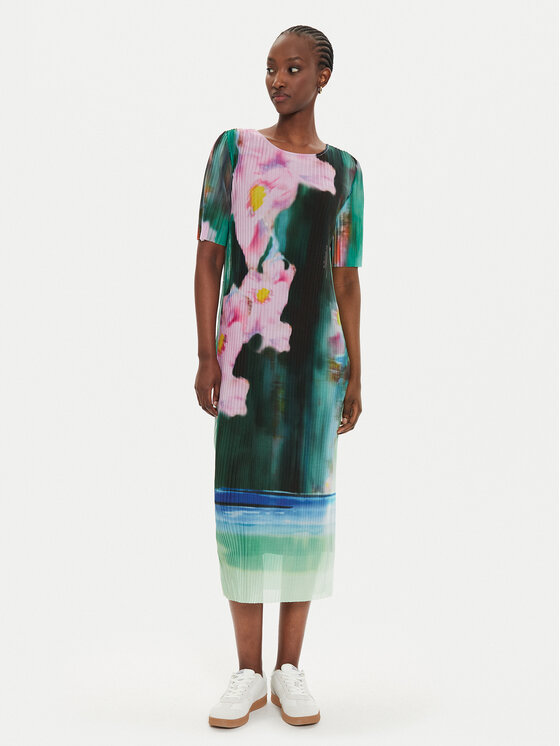 Desigual Rochie de zi Garazi 24WWVK78 Colorat Slim Fit