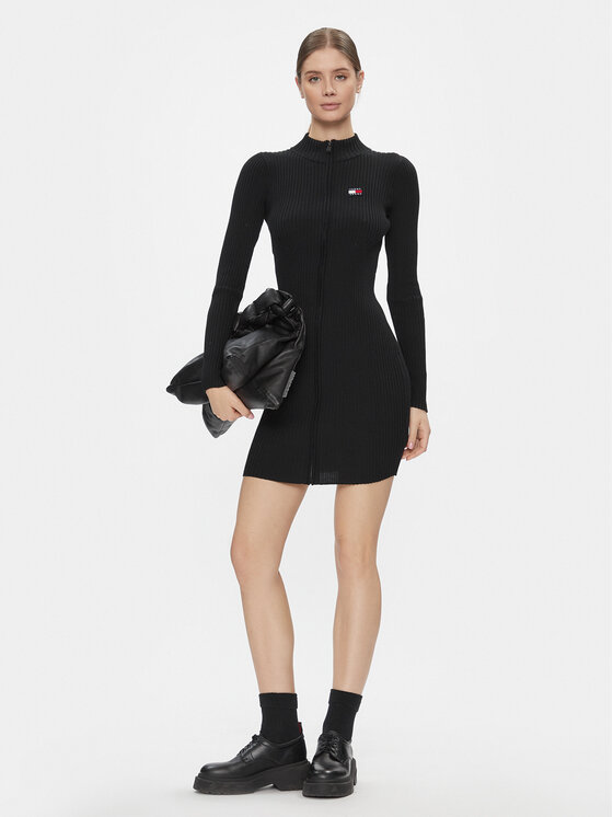 Tommy Jeans Tjw Badge Zip Sweater Dress