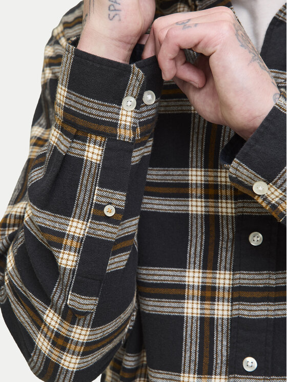 Jack&Jones Jack&Jones Košulja Classic Flannel 12278406 Crna Regular Fit