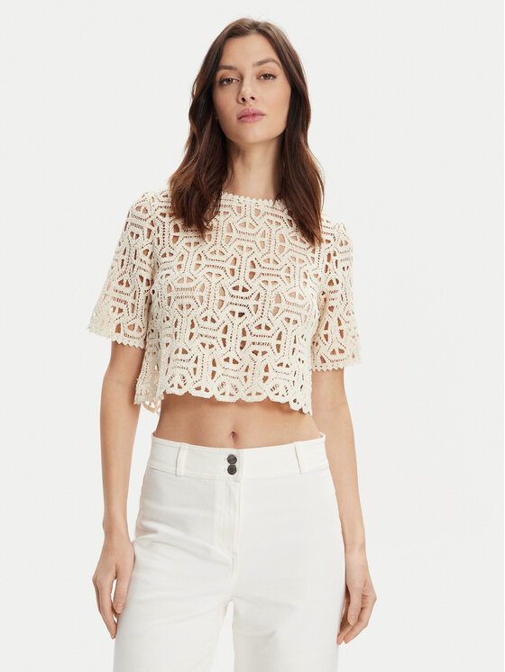 MAX&Co. Bluse Morfeo 216971013270 Beige Regular Fit | Modivo.de
