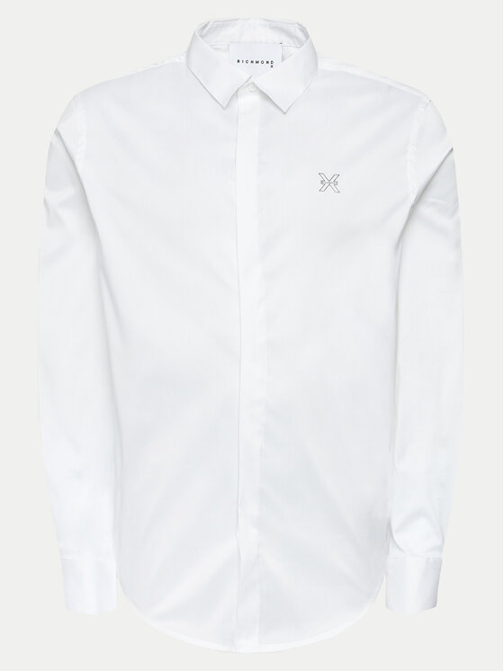 Richmond X Richmond X Košulja Lancan UMP24105CA Bijela Slim Fit