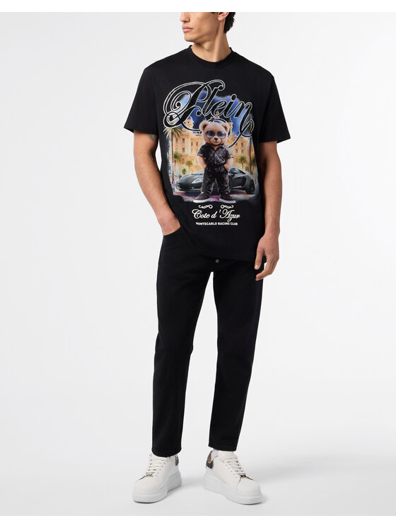 PHILIPP PLEIN PHILIPP PLEIN T-Shirt 29885 Czarny Regular Fit