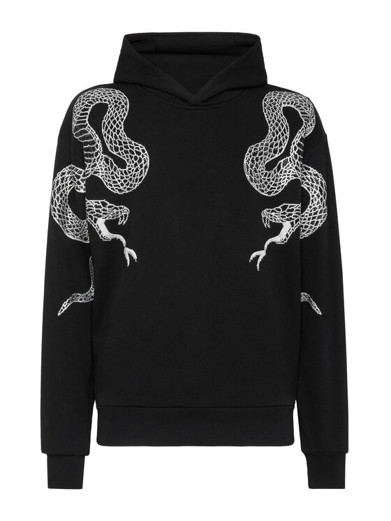 PHILIPP PLEIN PHILIPP PLEIN Mikina 22859 Čierna Regular Fit