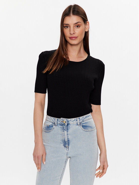 Trussardi Sveter 56M00583 Čierna Slim Fit