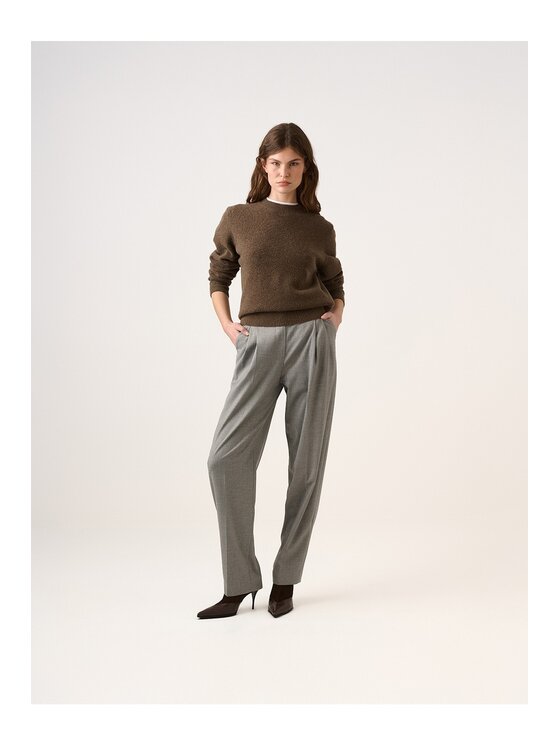 La Mania La Mania Maglione MELLOW Marrone Classic Fit