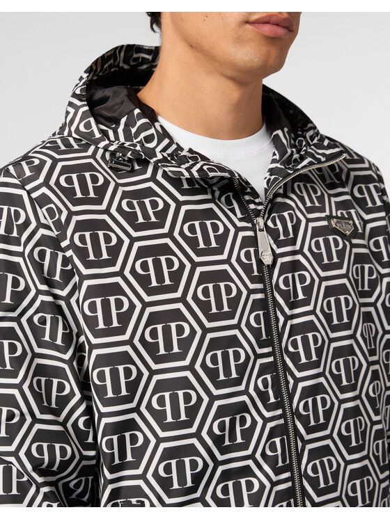 PHILIPP PLEIN PHILIPP PLEIN Kurtka puchowa 31473 Czarny Regular Fit