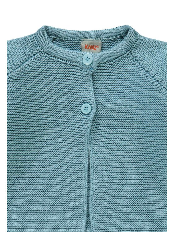 Kanz Kanz Bluza 2242907-3721 Turkusowy Basic Fit