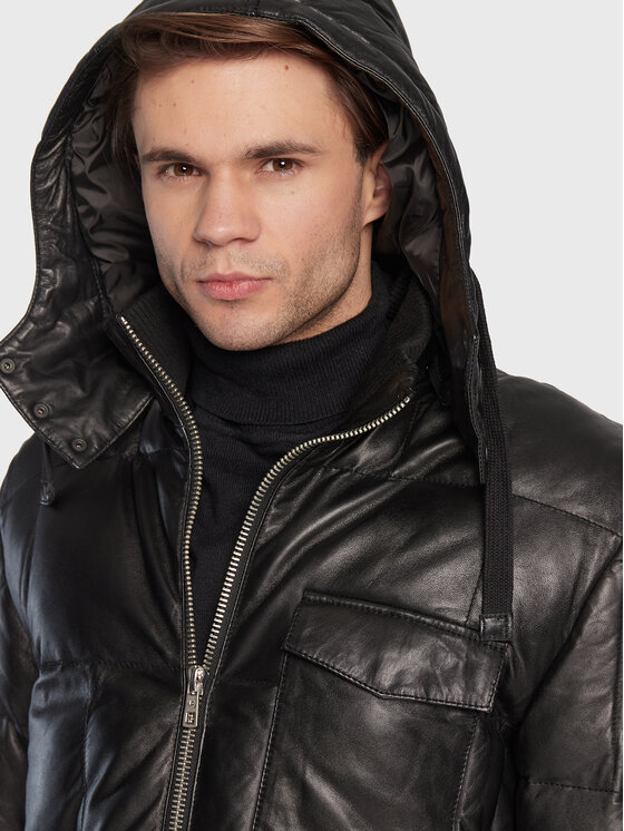 Bugatti Bugatti Prijelazna jakna 222 048 Crna Regular Fit