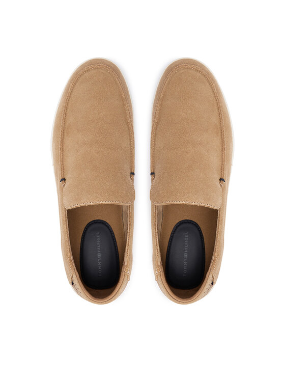 Tommy Hilfiger Tommy Hilfiger Лоуфъри Modern Light Suede Loafer FM0FM05924 Светлокафяв