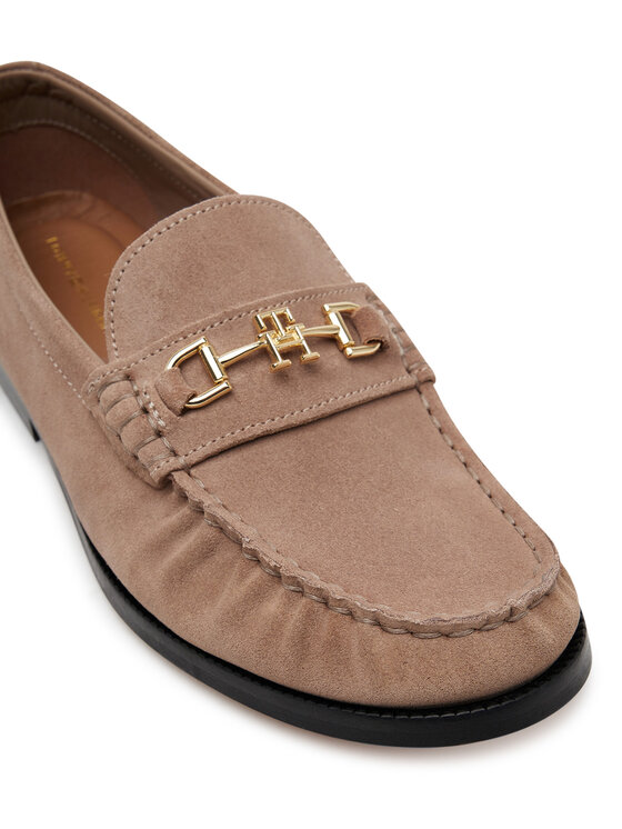 Tommy Hilfiger Tommy Hilfiger Poolsaapad Soft Suede Horsebit Loafer FW0FW08649 Beež