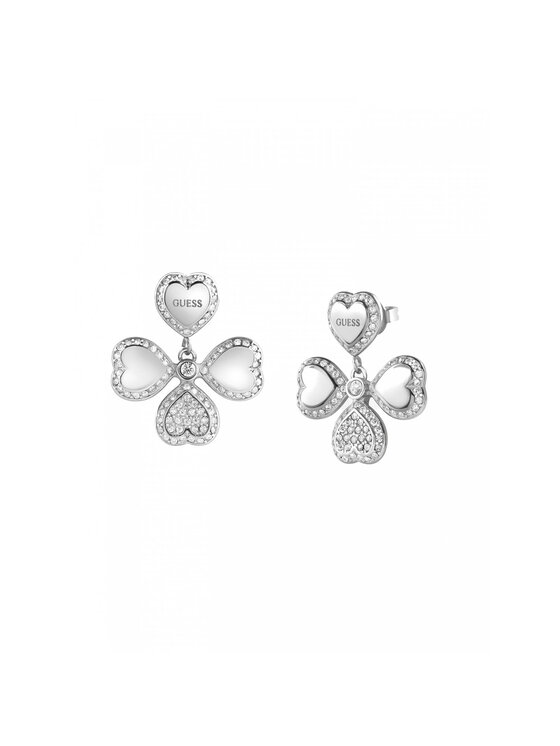 Guess Guess Kolczyki JUBE01423JWRHT/U Srebrny
