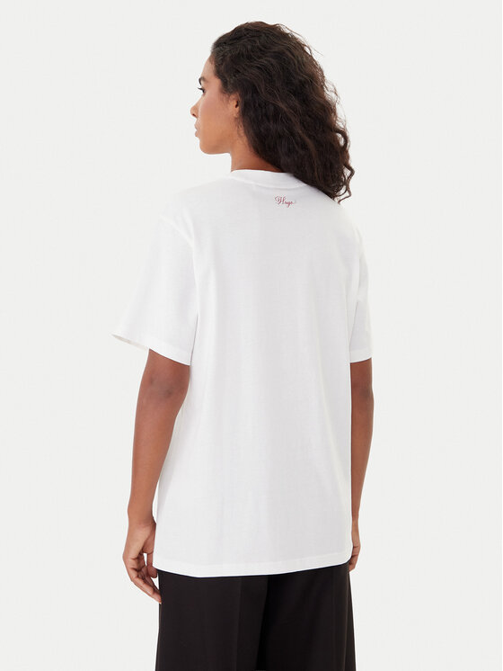 HUGO HUGO T-Shirt Vintag 50551445 Écru Regular Fit