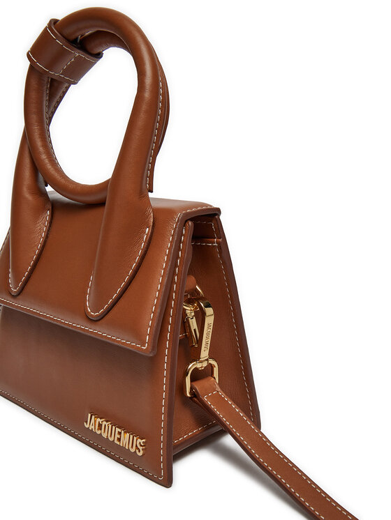 JACQUEMUS JACQUEMUS Torbica Le Chiquito Noeud 213BA005-3072 Smeđa