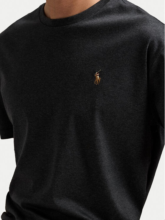 Polo Ralph Lauren Polo Ralph Lauren Tričko Tsh 710740727032 Sivá Slim Fit