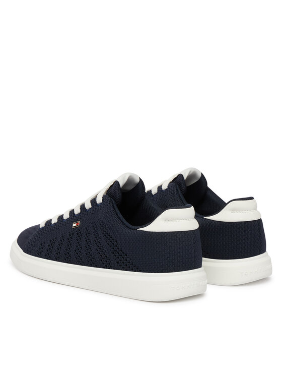 Tommy Hilfiger Tommy Hilfiger Tenisice Th Icon Light Knit Sneaker FW0FW09401 Crna