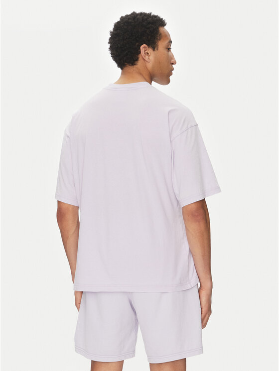 Champion Champion T-Shirt 221257 Fioletowy Regular Fit