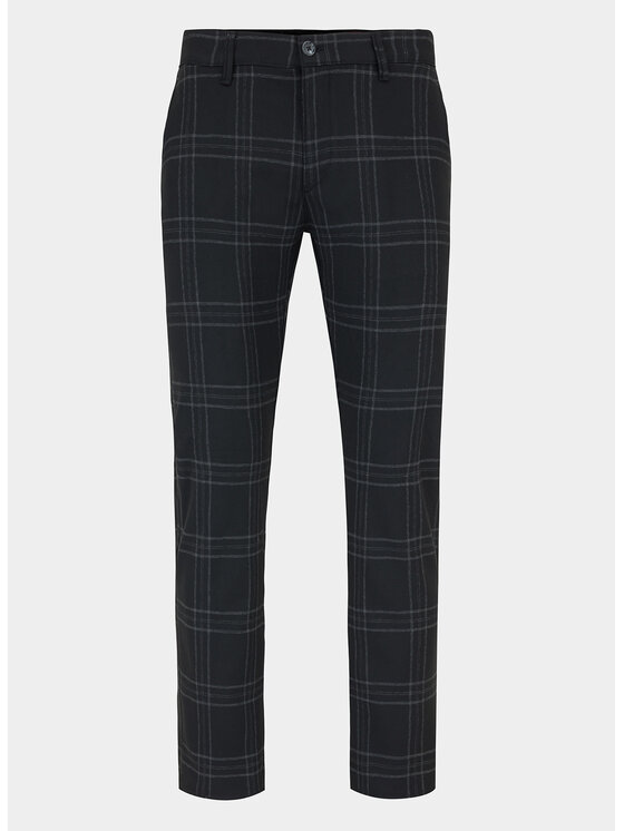 Pako Lorente Pako Lorente Chinosy P21WF-WX-002 Czarny Slim Fit
