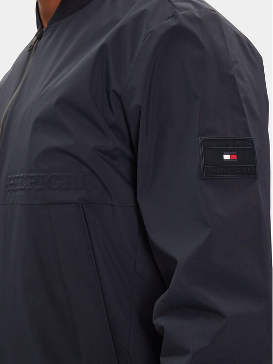 Tommy Hilfiger Tommy Hilfiger Kurtka bomber Portland MW0MW34455 Granatowy Regular Fit