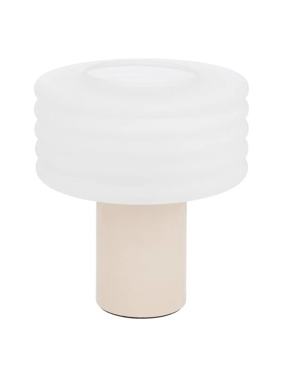 MIAhome MIAhome Lampa stołowa ceramiczna kremowa Asti 36 cm Écru