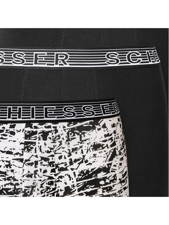 SCHIESSER SCHIESSER Bokserki 28958 Czarny