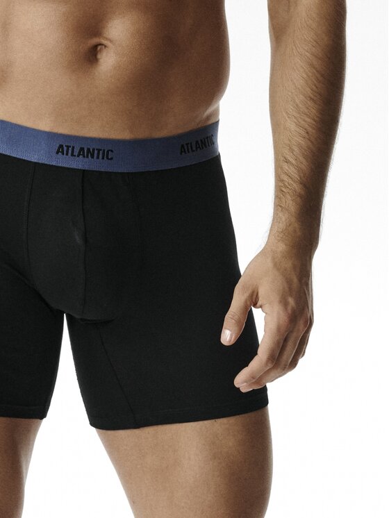 Atlantic Atlantic Bokserki Long Leg Czarny