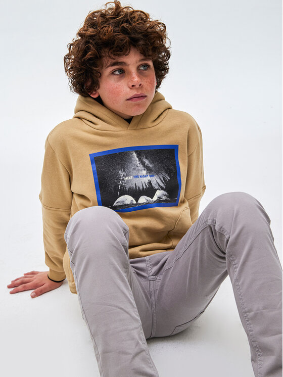 Mayoral Mayoral Felpa 7.424 Marrone Regular Fit