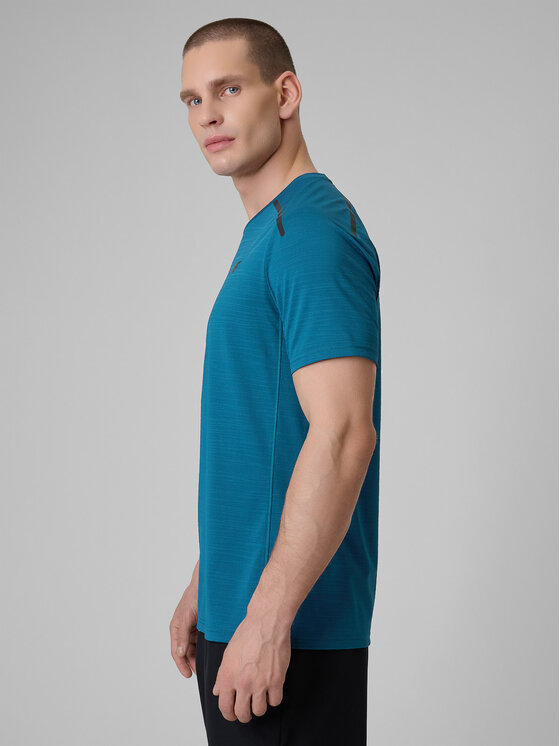 4F 4F Koszulka techniczna active Granatowy Regular Fit