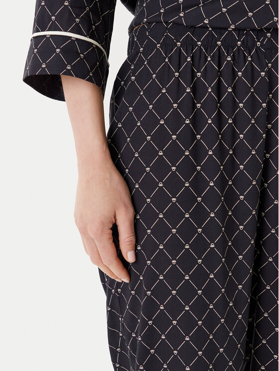 United Colors Of Benetton United Colors Of Benetton Піжама 4T3U3P00R Чорний Relaxed Fit