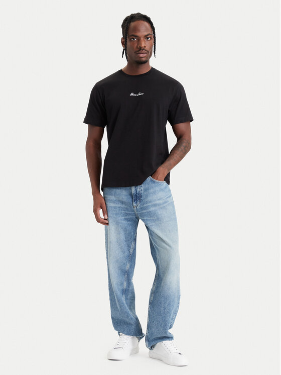 Guess Jeans Guess Jeans Tričko M6BI88 K6999 Čierna Regular Fit