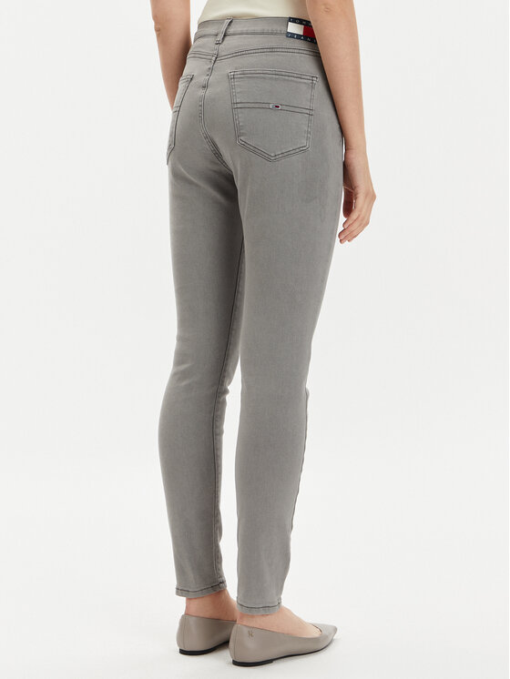 Tommy Jeans Tommy Jeans Jeans hlače Sylvia DW0DW17594 Siva Skinny Fit