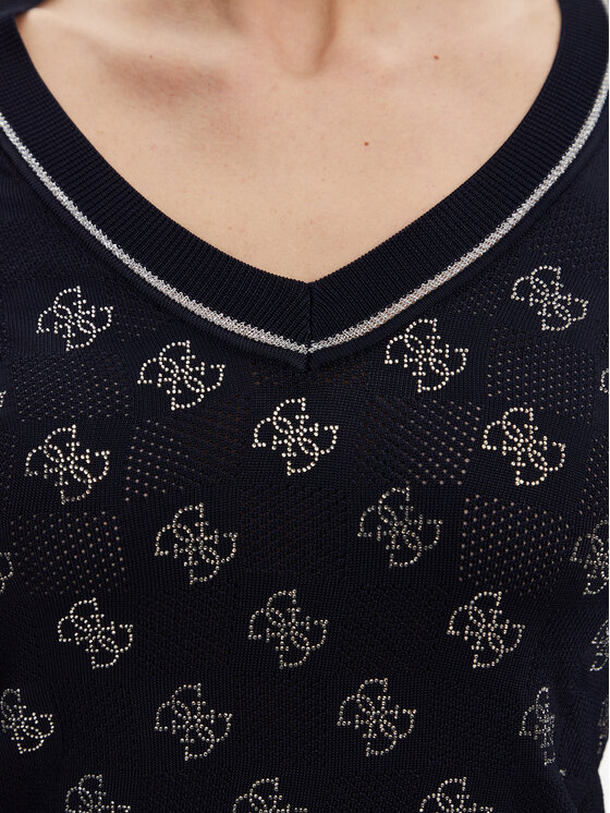Guess Guess Sweater W5GR07 Z3D60 Sötétkék Regular Fit