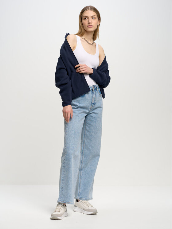 BIG STAR BIG STAR Bluza SHERLEY_403_170 Granatowy Comfort Fit