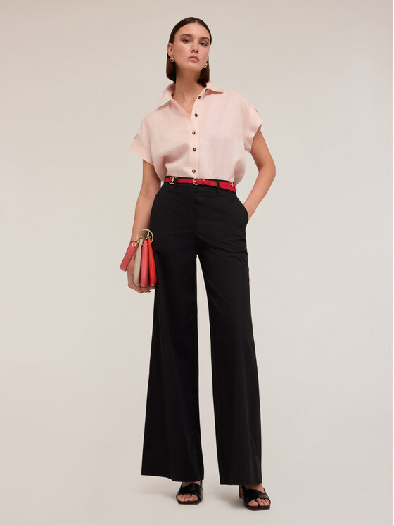 Motivi Motivi Pantaloni di tessuto P004Q003967N033 Nero Over Fit