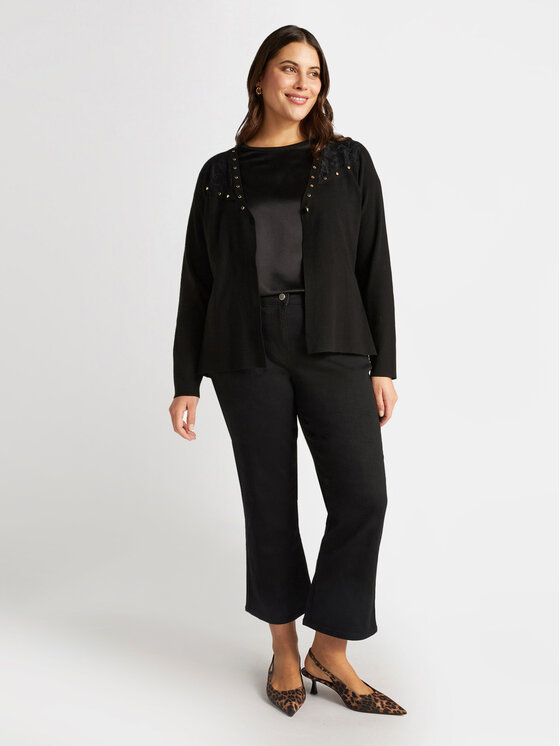 Fiorella Rubino Fiorella Rubino Cardigan M251L007847N033 Nero Regular Fit