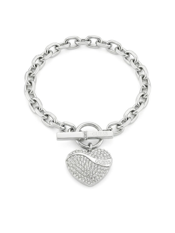 Guess Guess Bransoletka JUBB04 496JW Srebrny