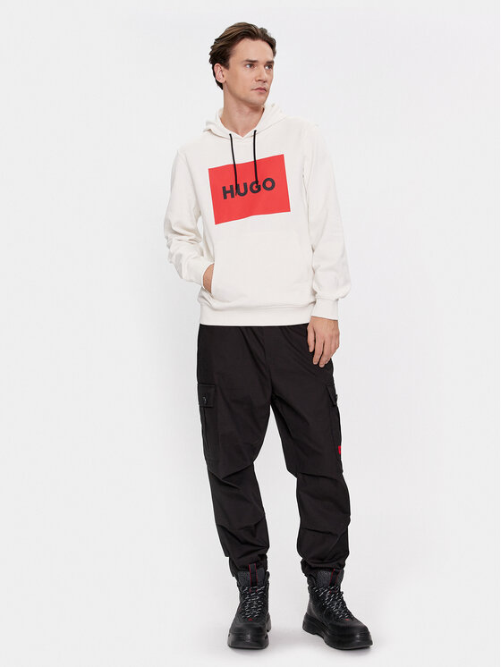 HUGO Hugo Felpa Duratschi223 50473168 Écru Regular Fit