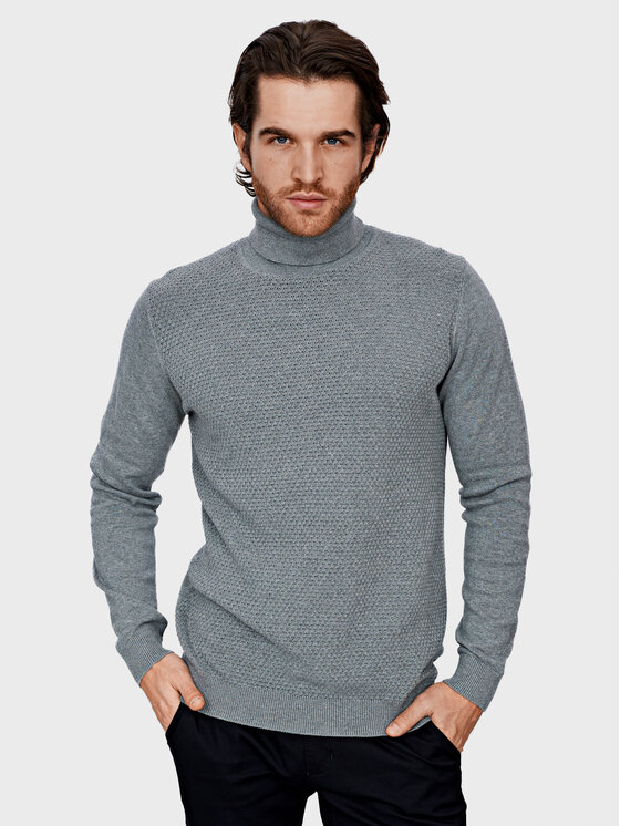 Evenemen Evenemen Sweter 1170016 Szary Slim Fit